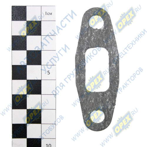 236-1003292 Прокладка С/Ф; 30х85; 2отв.ф10, водяной трубы; (0,4) Techno Drive